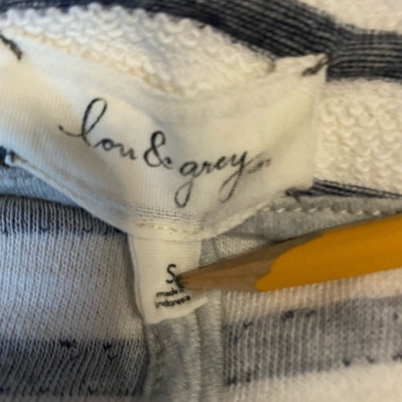 LOU and Grey Size Small Moto Style Cardigan. Stripes and two front zip p… - Picture 7 of 8
